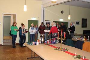 Adventsfeier mit Pastorin Lammering 2024